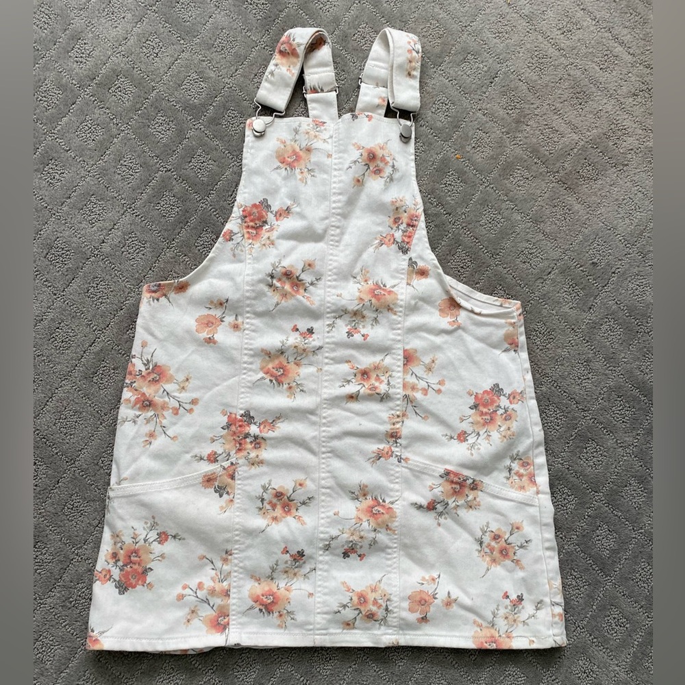 White and Pink Floral Dress